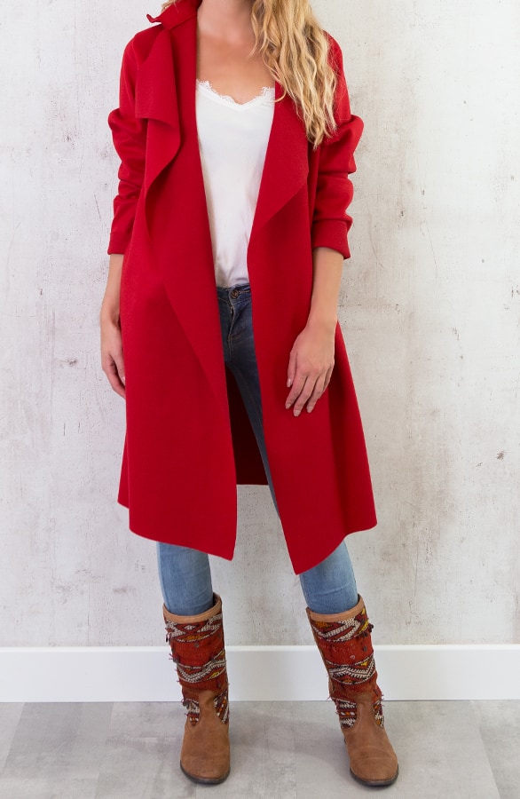 Dream Coat Lang Rood 3.0 – shoparchief, foto 4
