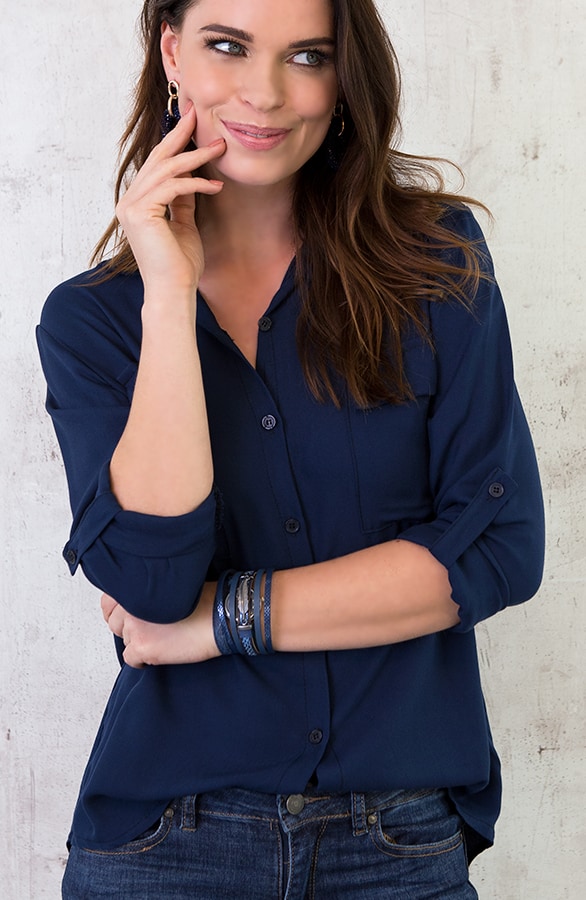 Magneet Armband Veer Blauw – shoparchief, foto 3