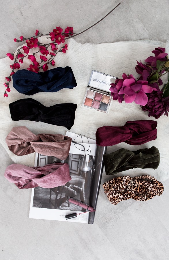 Velvet Haarband Roze – shoparchief, foto 2
