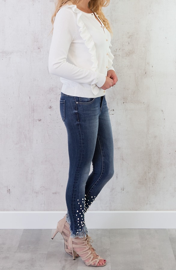 Ruches Vest Parel Creme – shoparchief, foto 4