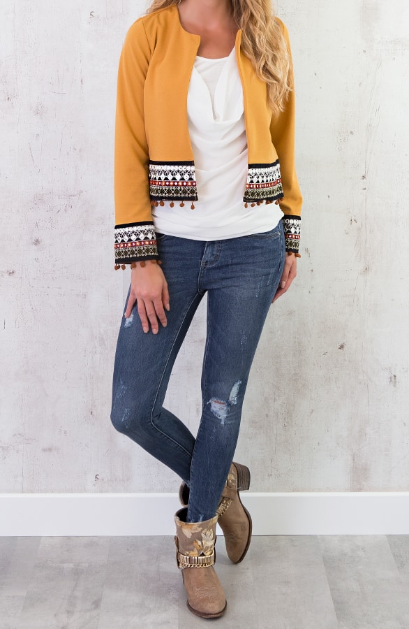 Kelim Jacket Okergeel – shoparchief, foto 2