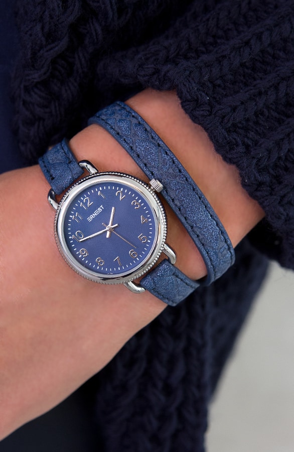 Wikkelhorloge Blauw – shoparchief, foto 2