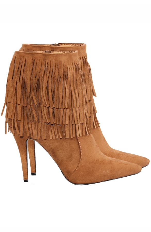 Fringe Booties Cognac 2.0 – shoparchief