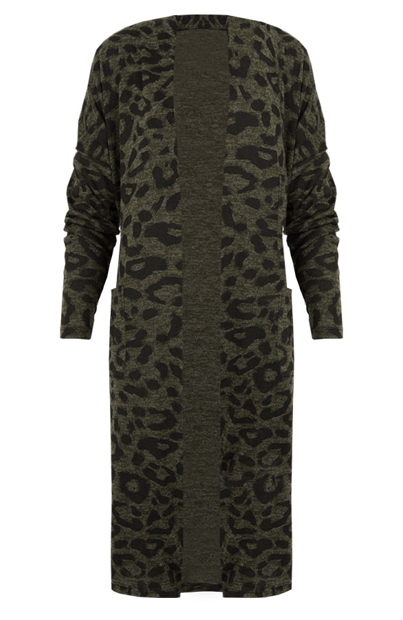 Leopard Vest Legergroen – shoparchief