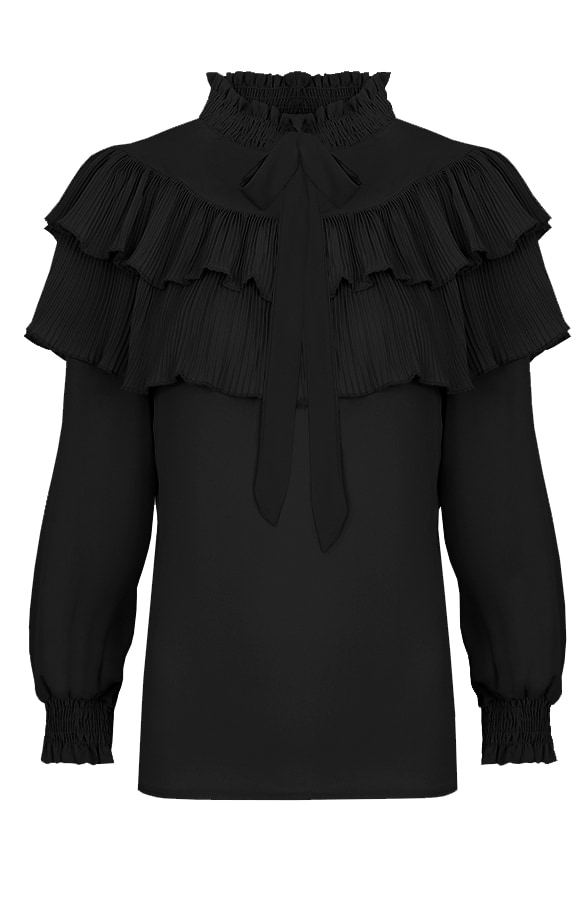 Mademoiselle Blouse Zwart – shoparchief