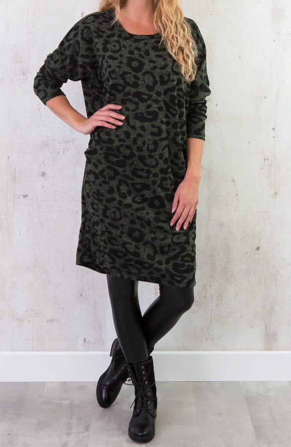 Leopard Tuniek Legergroen – shoparchief, foto 4