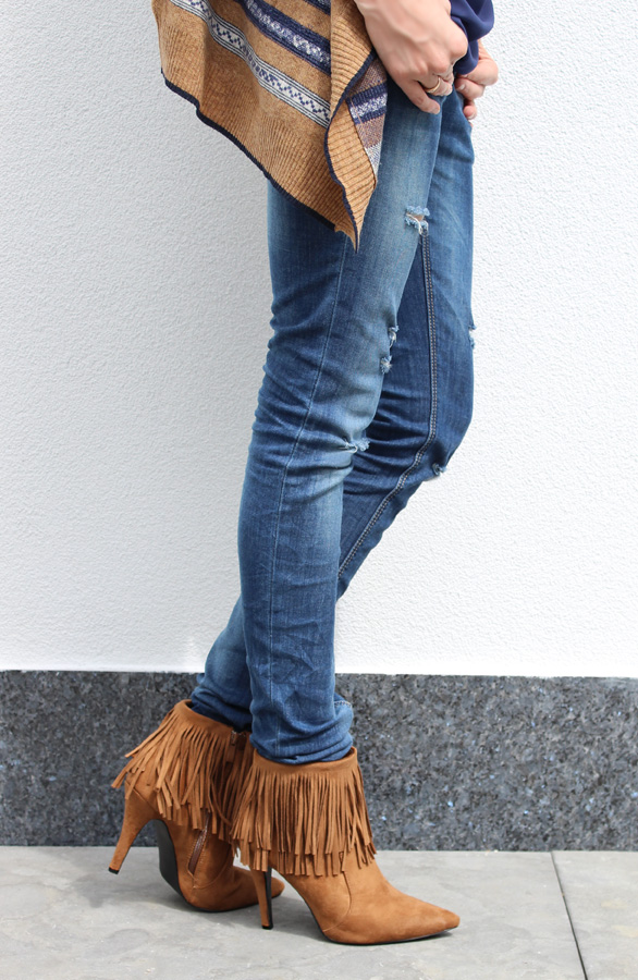 Fringe Booties Cognac 2.0 – shoparchief, foto 2