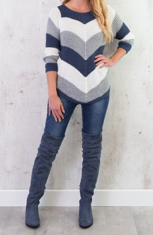 Tricolore Trui Blauw – shoparchief, foto 3