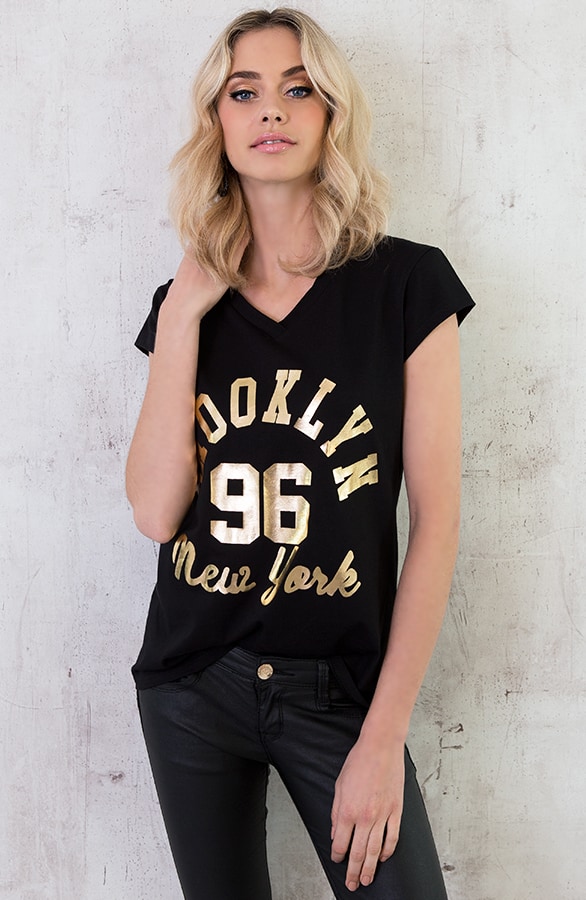 Brooklyn It shirt Zwart – shoparchief, foto 7