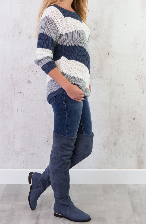 Tricolore Trui Blauw – shoparchief, foto 4