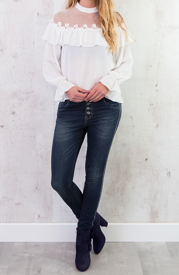Luxury Marant Blouse White – shoparchief, foto 6