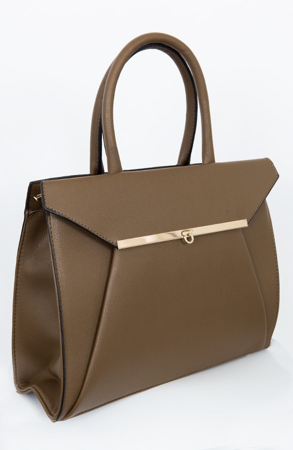 Luxe Enveloppe Tas Legergroen – shoparchief, foto 2