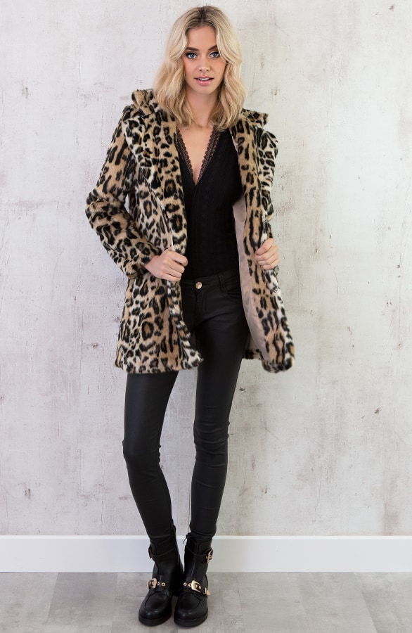 Leopard Jas Ultimate Faux Fur – shoparchief, foto 3