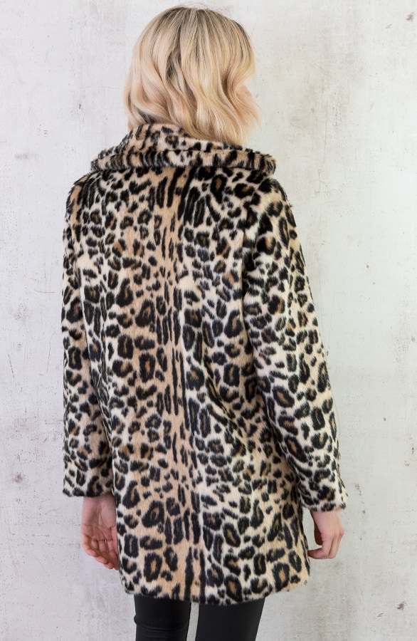 Leopard Jas Ultimate Faux Fur – shoparchief, foto 4
