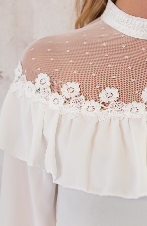 Luxury Marant Blouse White – shoparchief, foto 3