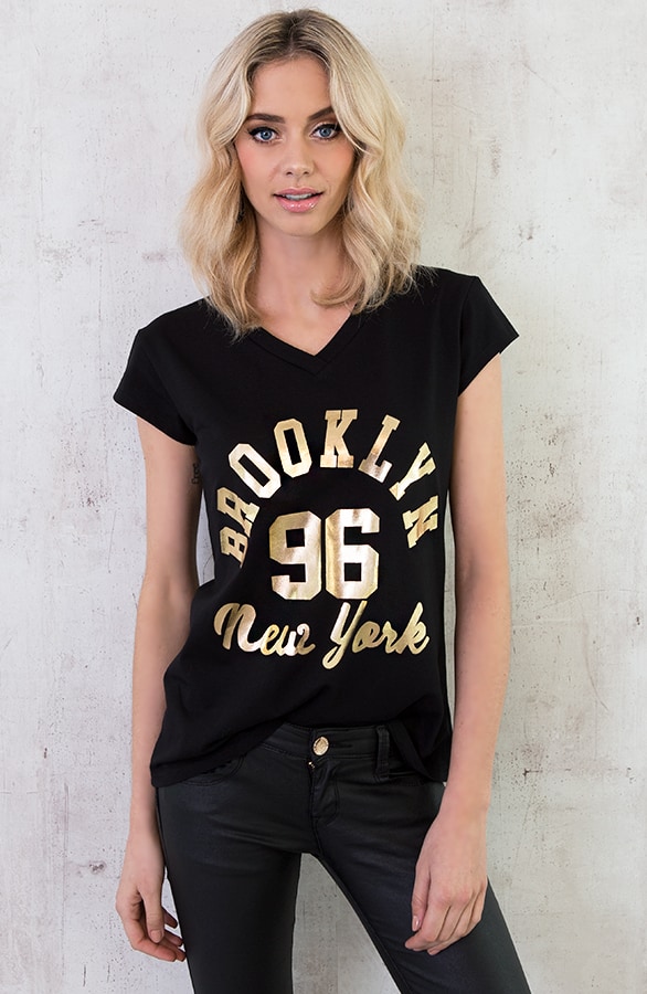 Brooklyn It shirt Zwart – shoparchief, foto 2