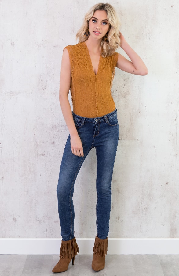 Secret Lace Body Okergeel – shoparchief, foto 6