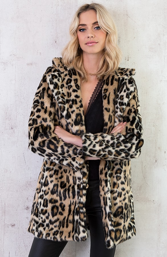 Leopard Jas Ultimate Faux Fur – shoparchief, foto 2