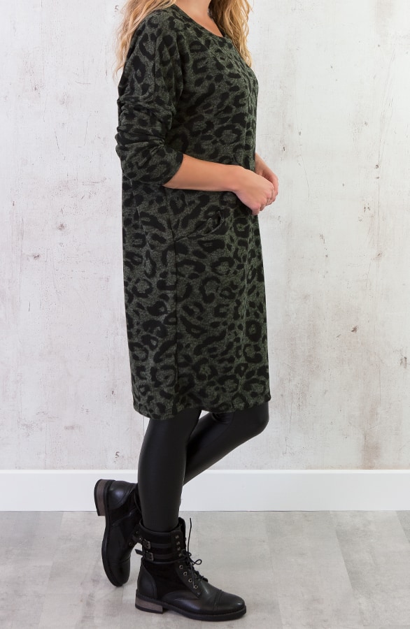Leopard Tuniek Legergroen – shoparchief, foto 3