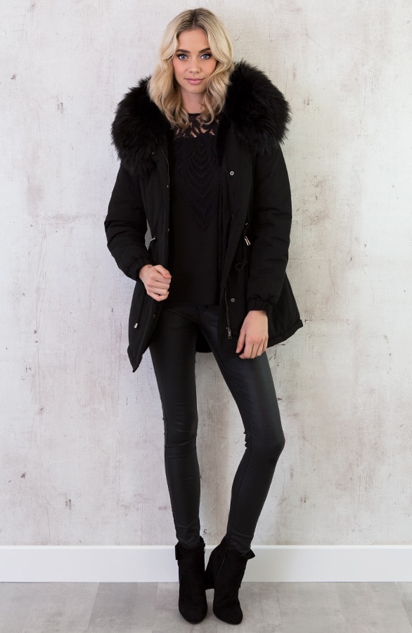 Parka Jas Limited Edition Zwart – shoparchief, foto 2