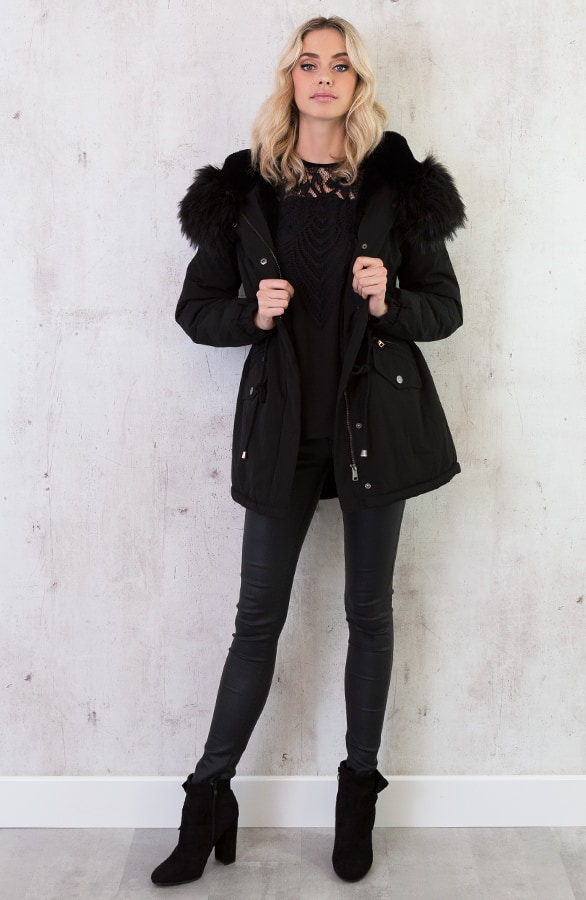 Parka Jas Limited Edition Zwart – shoparchief, foto 6