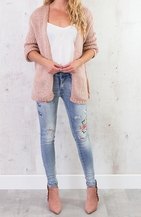 Gebreid Vest Roze – shoparchief, foto 2
