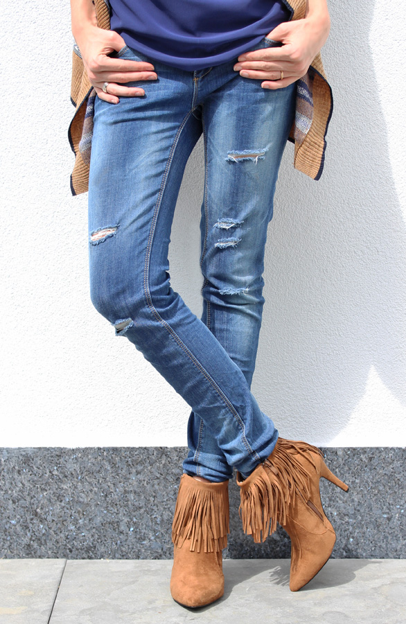Fringe Booties Cognac 2.0 – shoparchief, foto 4