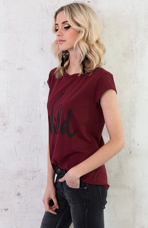 Wild It Shirt Bordeaux – shoparchief, foto 3