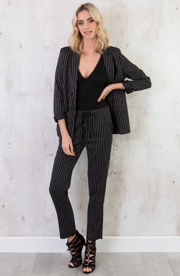 Krijt Blazer Zwart – shoparchief, foto 3
