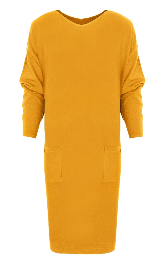 Comfy Trui Lang Oker – shoparchief, foto 6
