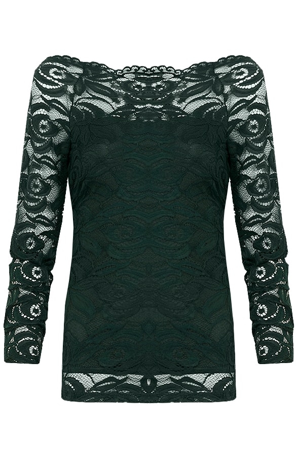 Kanten Sleeve Deluxe Glasgroen – shoparchief
