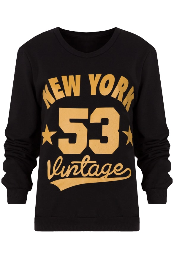 New York Trui Zwart – shoparchief