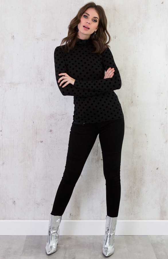 Polkadot Coltrui Zwart – shoparchief, foto 4