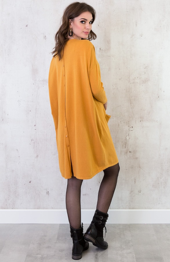 Comfy Trui Lang Oker – shoparchief, foto 3