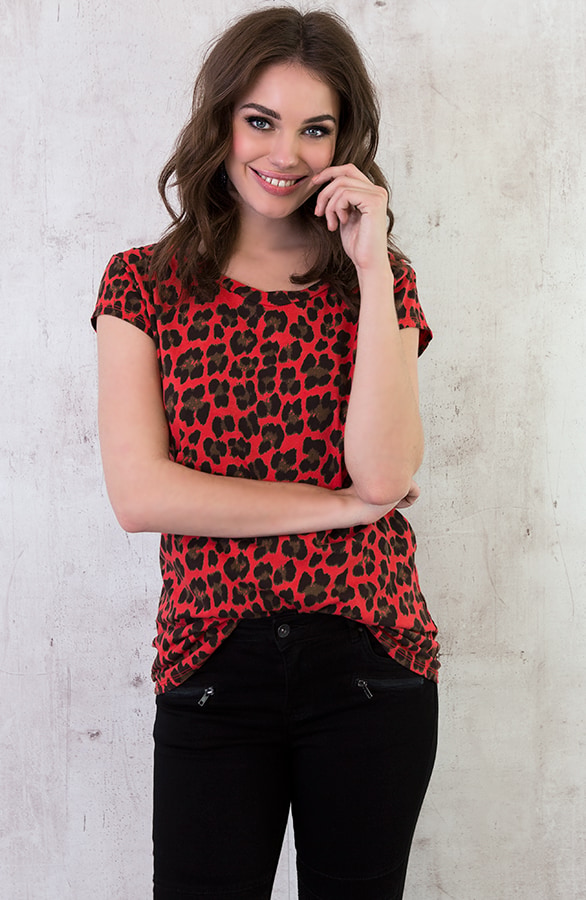 Panterprint Top Rood – shoparchief, foto 5