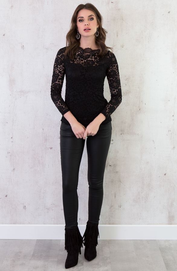 Fringe Booties Zwart 2.0 – shoparchief, foto 3