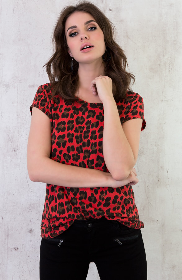 Panterprint Top Rood – shoparchief, foto 6