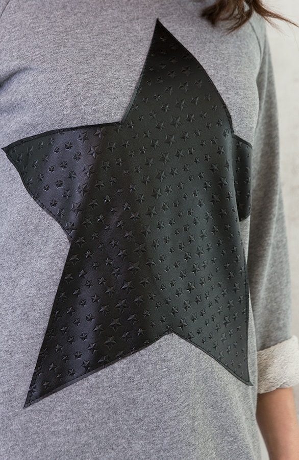 Leather Star Dress – shoparchief, foto 6