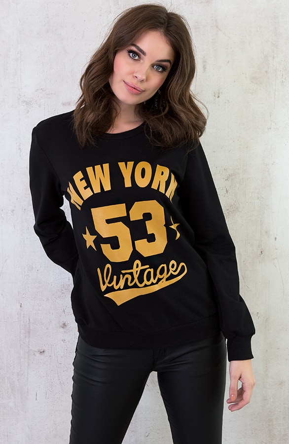 New York Trui Zwart – shoparchief, foto 4
