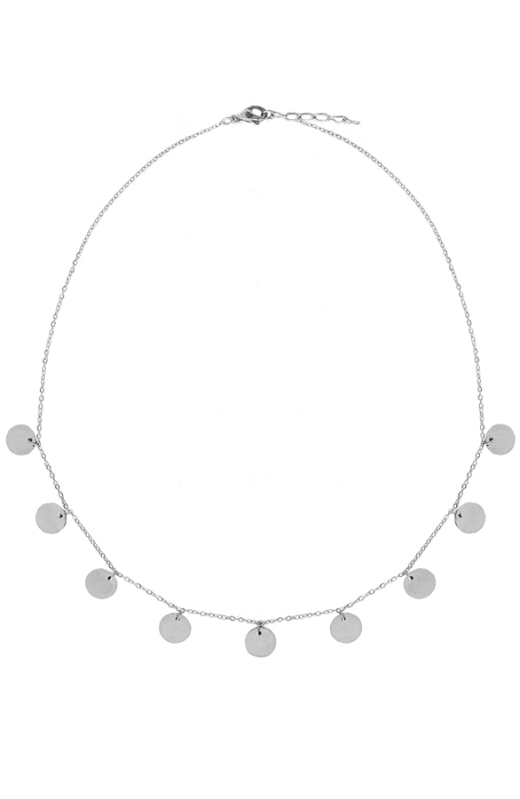 Coins Ketting Minimal Zilver – shoparchief