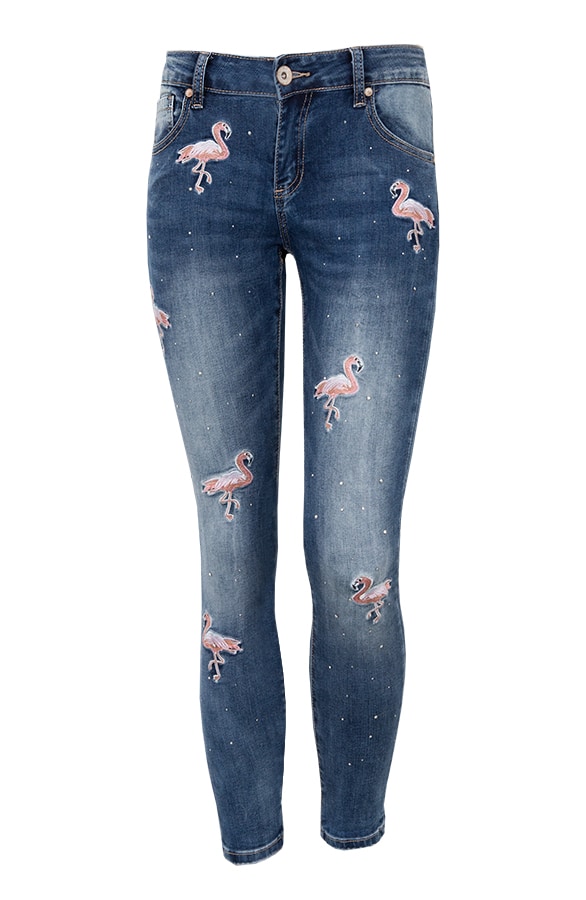 Flamingo Patches Jeans – shoparchief