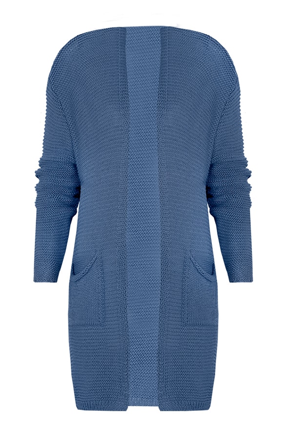 Gehaakt Pocket Vest Blauw – shoparchief