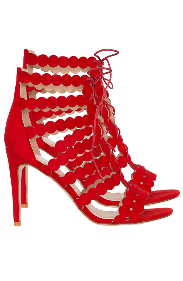 Gladiator Heels Exclusive Rood – shoparchief