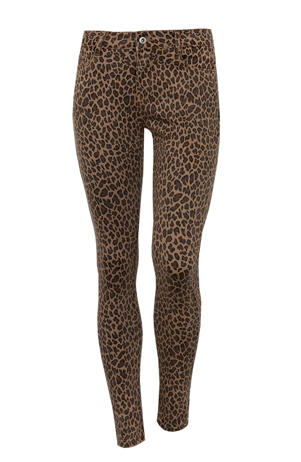 Leopard Jeans Bruin – shoparchief