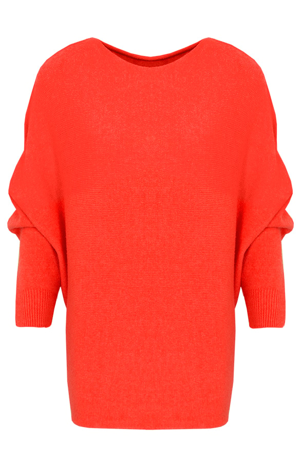 Oversized Soft Trui Oranje – shoparchief