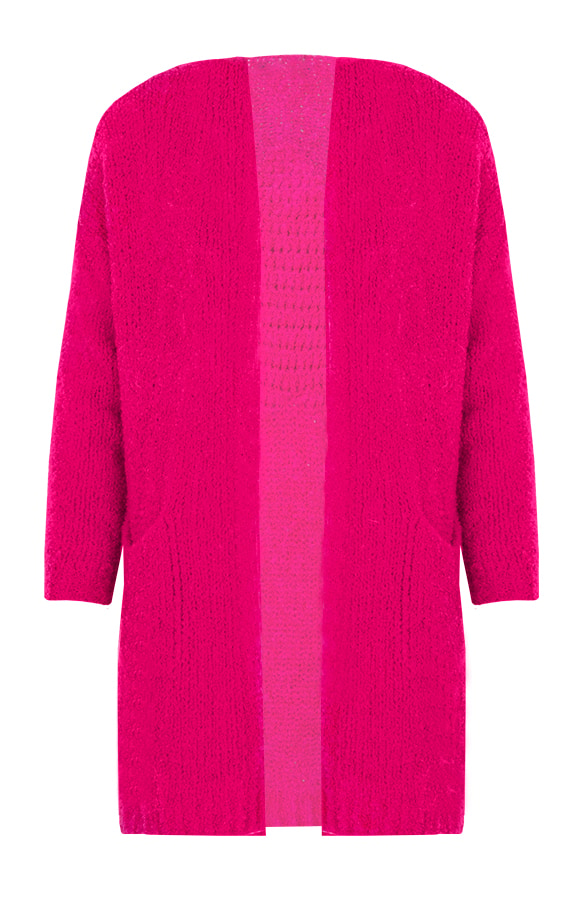 Oversized Ster Vest Fuchsia – shoparchief