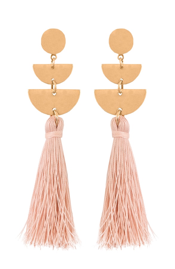 Tassel Oorbellen Roze – shoparchief