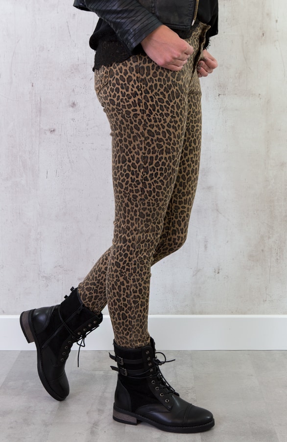 Leopard Jeans Bruin – shoparchief, foto 4