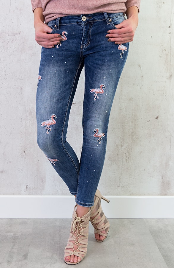 Flamingo Patches Jeans – shoparchief, foto 5