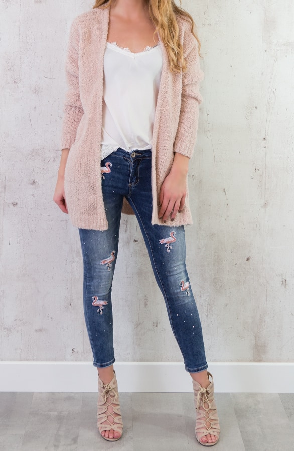Oversized Ster Vest Roze – shoparchief, foto 3